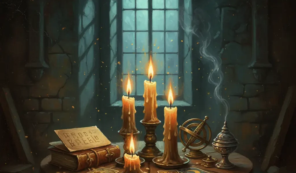 Raum mit vier Schatten