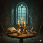 Raum mit vier Schatten