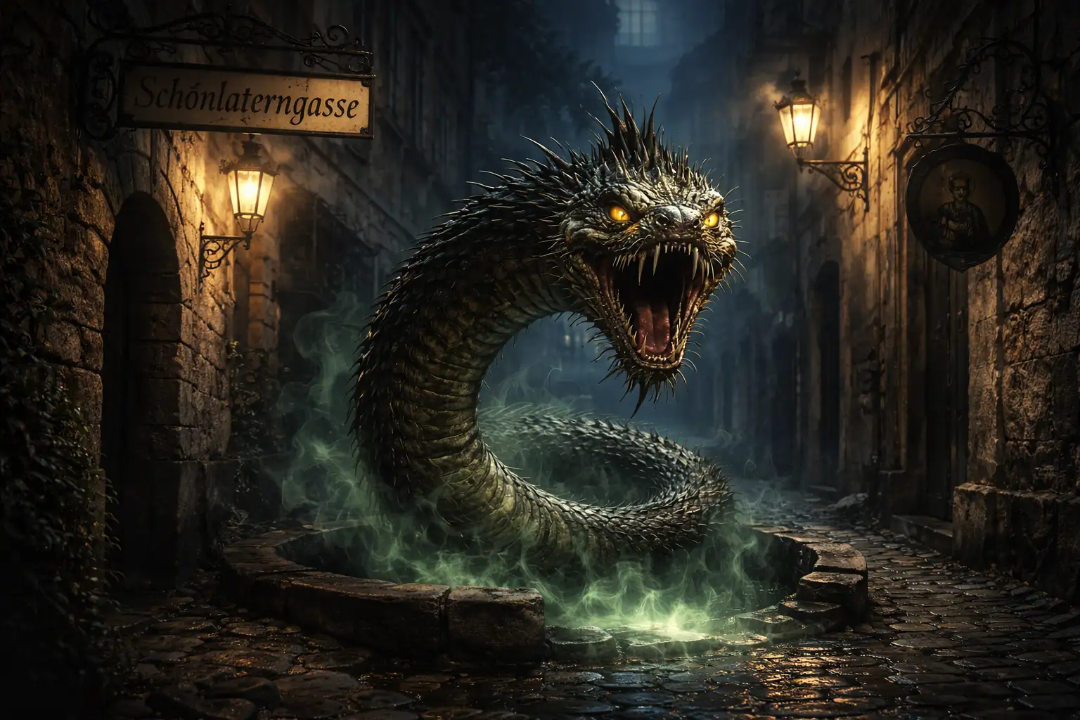 Der Basilisk in der Schönlaterngasse