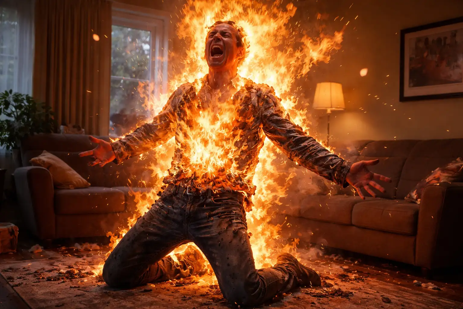 spontane menschliche Selbstentzündung