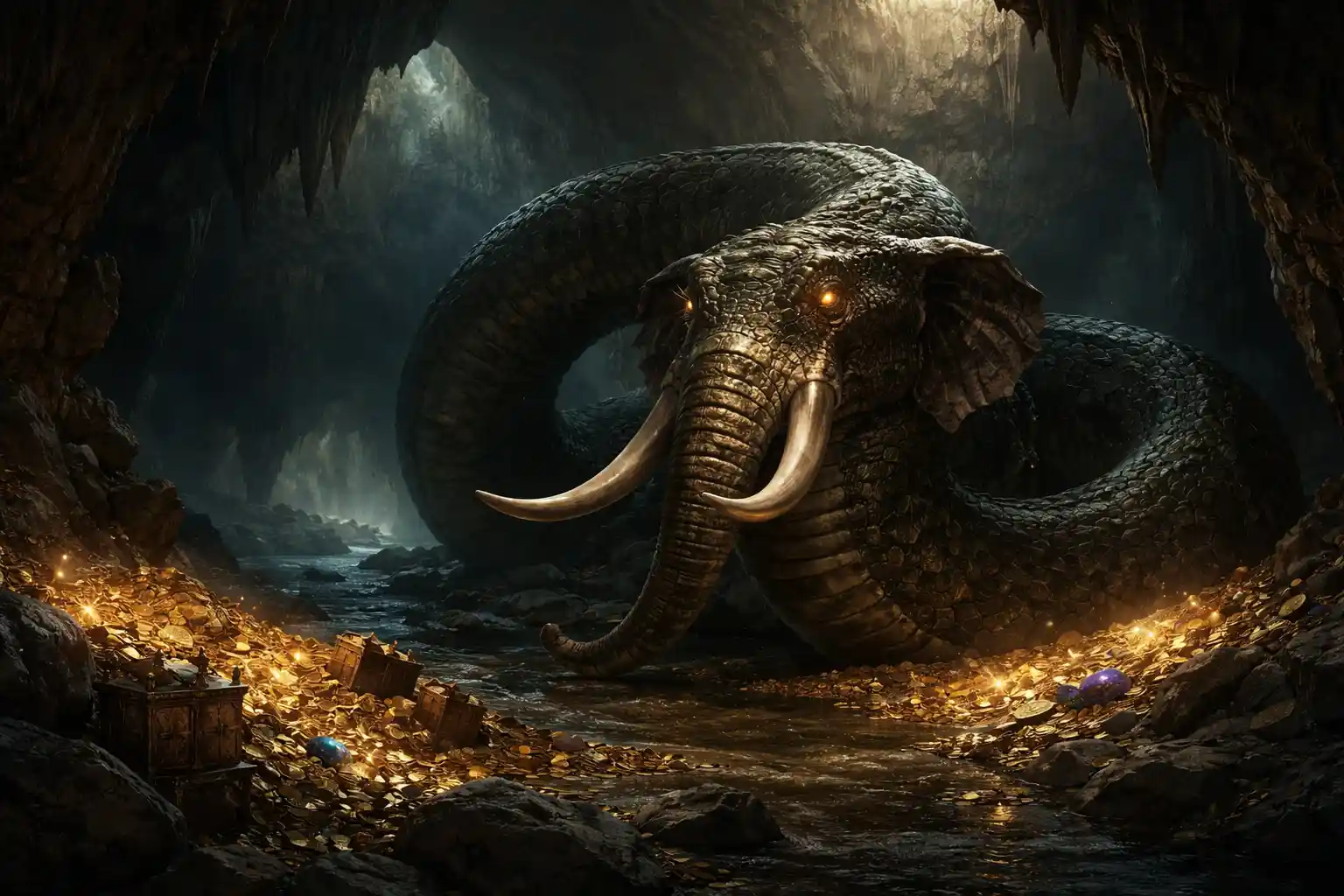 Grootslang Höhlenbestie