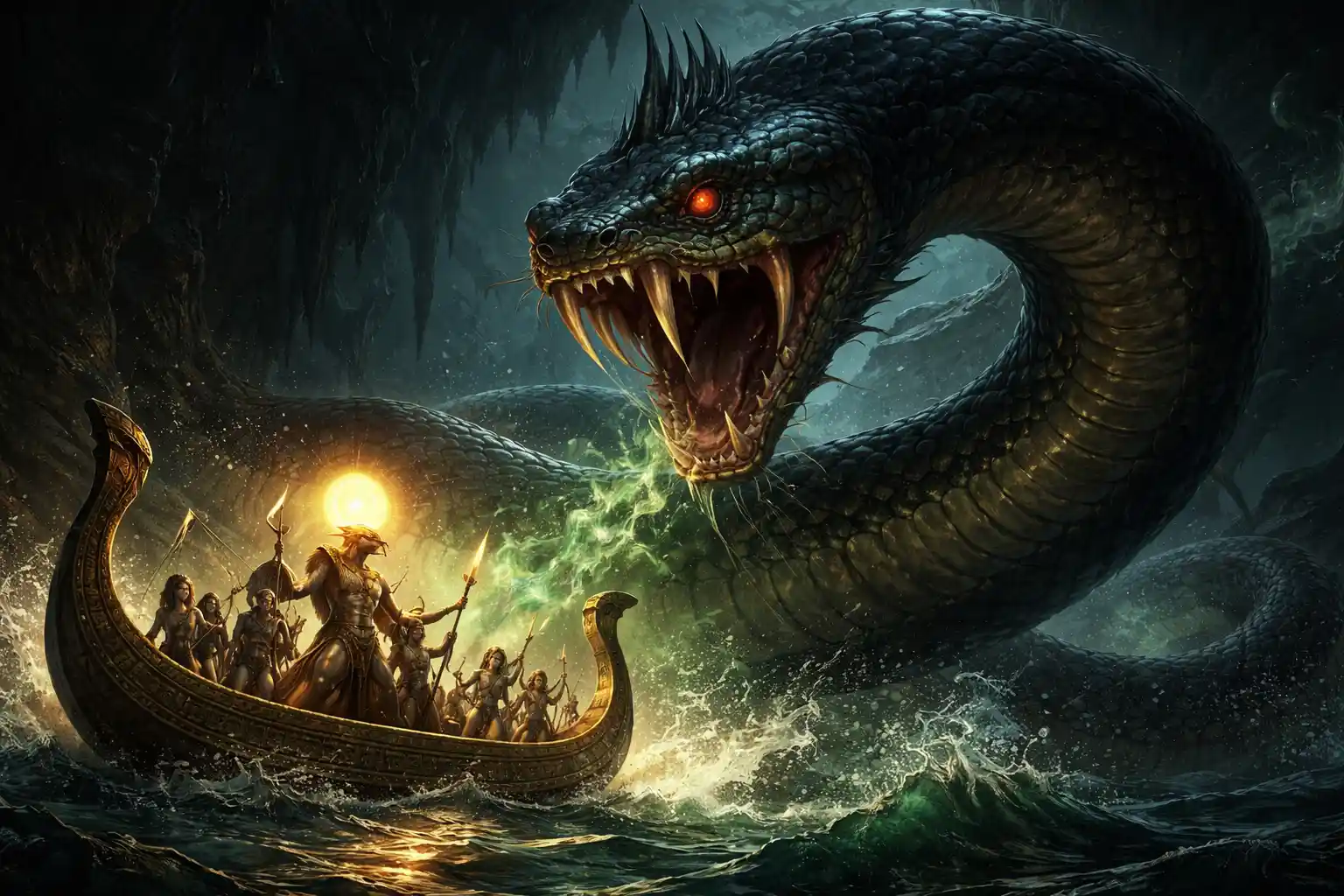 Apophis die Schlangengestalt