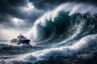 Geisterwellen auf offener See