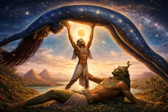 Nut und Geb die Sage von Himmel und Erde