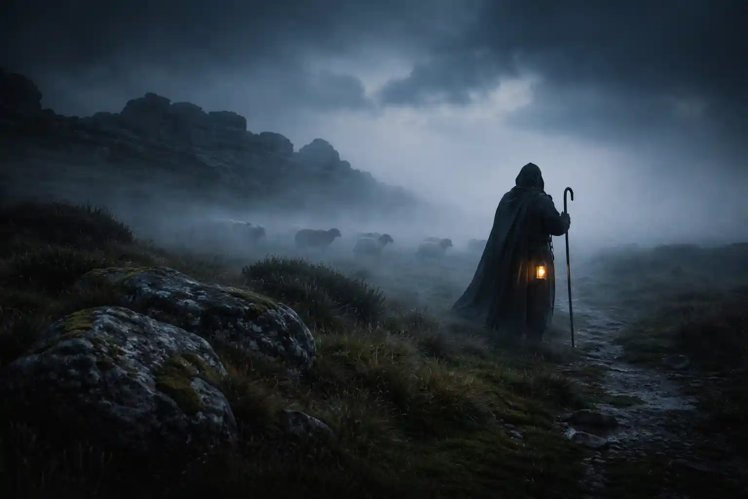 Phantomschäfer der Dartmoor Heide