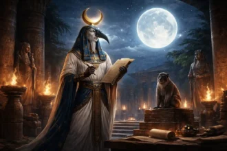 Thot Gott der Magie und Schrift