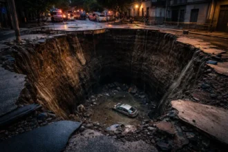 Sinklöcher Wenn der Boden plötzlich verschwindet